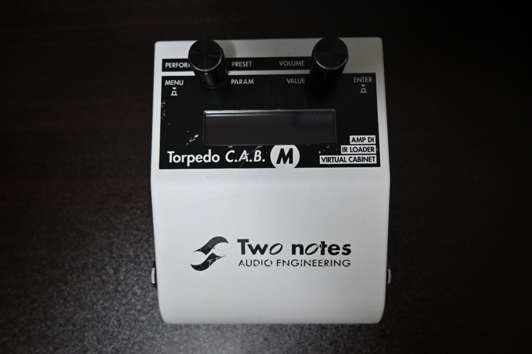 Two notes Torpedo C.A.B. M ギターエフェクター 最高のキャビネット・シミュレーター「Two notes Torpedo C.A.B. M+