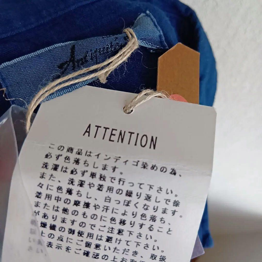 イチアンティークス 日本製 インディゴ染めシャツ チェック - メルカリ