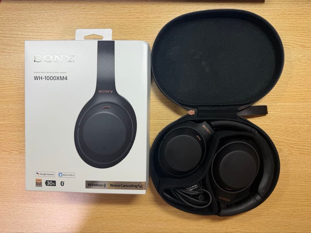 傷あり・動作良好】 SONY WH-1000XM4 ワイヤレスヘッドホン