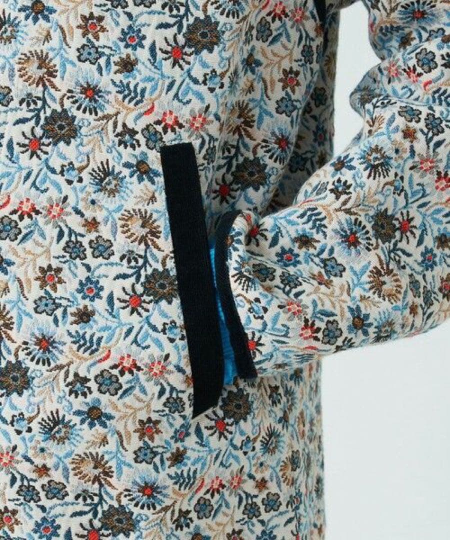 MACPHEE フローラルゴブラン ノーカラージャケット マカフィー 2023