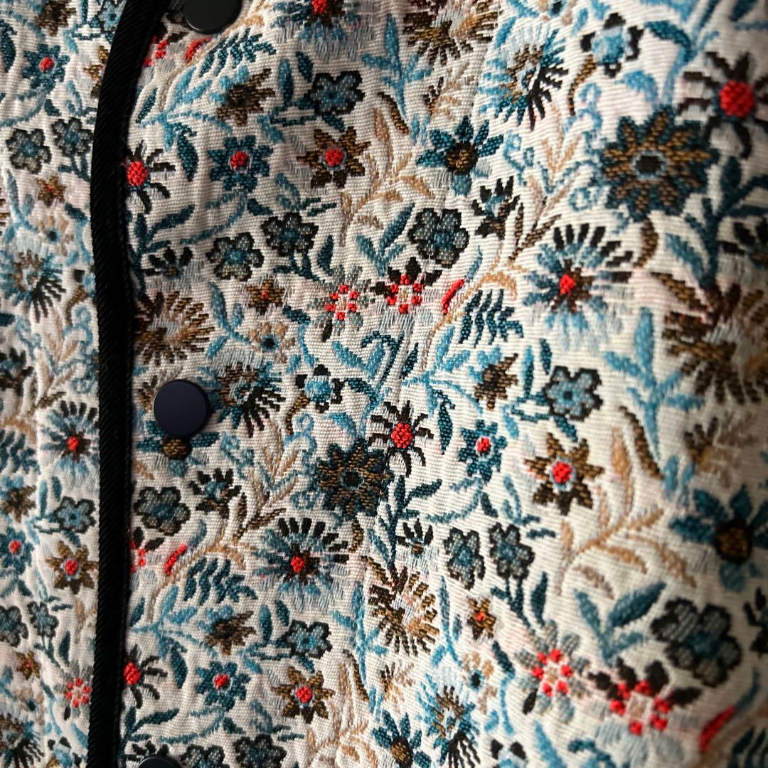 MACPHEE フローラルゴブラン ノーカラージャケット マカフィー 2023