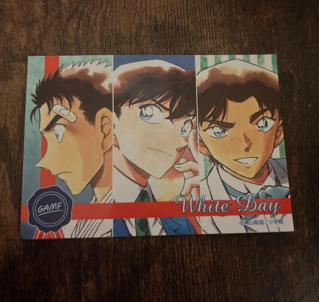 名探偵コナン 京極真 工藤新一 服部平次 オリジナルカード 青山剛昌