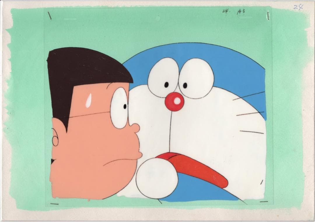 ドラえもん　ドラえもん　のび太　セル画　2枚セット i-img900x1200-