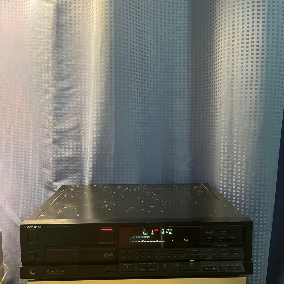 その他 TECHNICS SL-P770 Technics SL-P770 Compact Disc CD Player 4DAC 18bit Digital Output