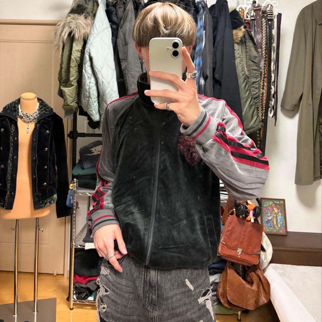 ベロア ベルベット トラックジャケット グランジ 平成 y2k archive