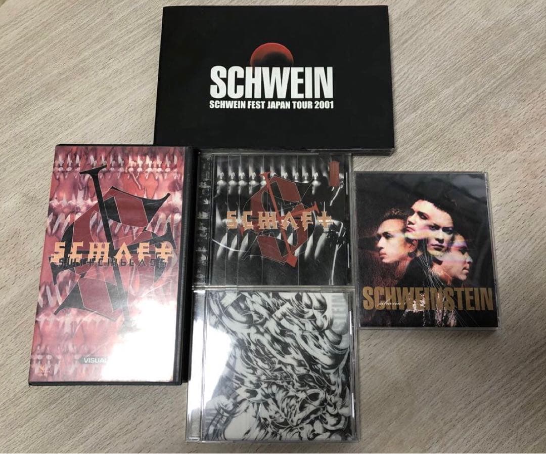 貴重SCHAFT & SCHWEINSTEINまとめ売りVHS CDツアーパンフ X Artpiece VHS – MOSHPIT MEDIA