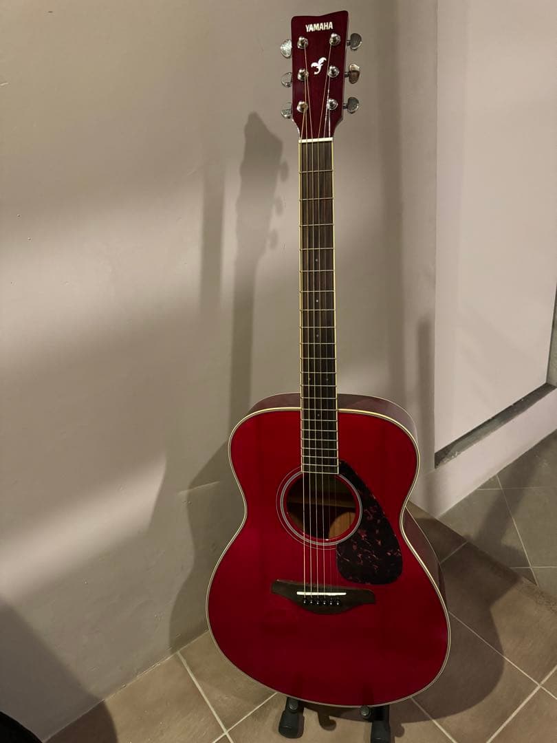YAMAHA アコギ FS820 ルビーレッド ソフトケース・スタンド付き - メルカリ