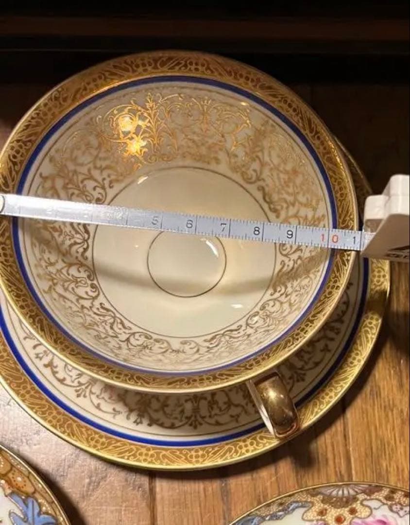 ドイツ製 SELTMANN WEIDEN 陶磁器 金彩 カップソーサー トリオ