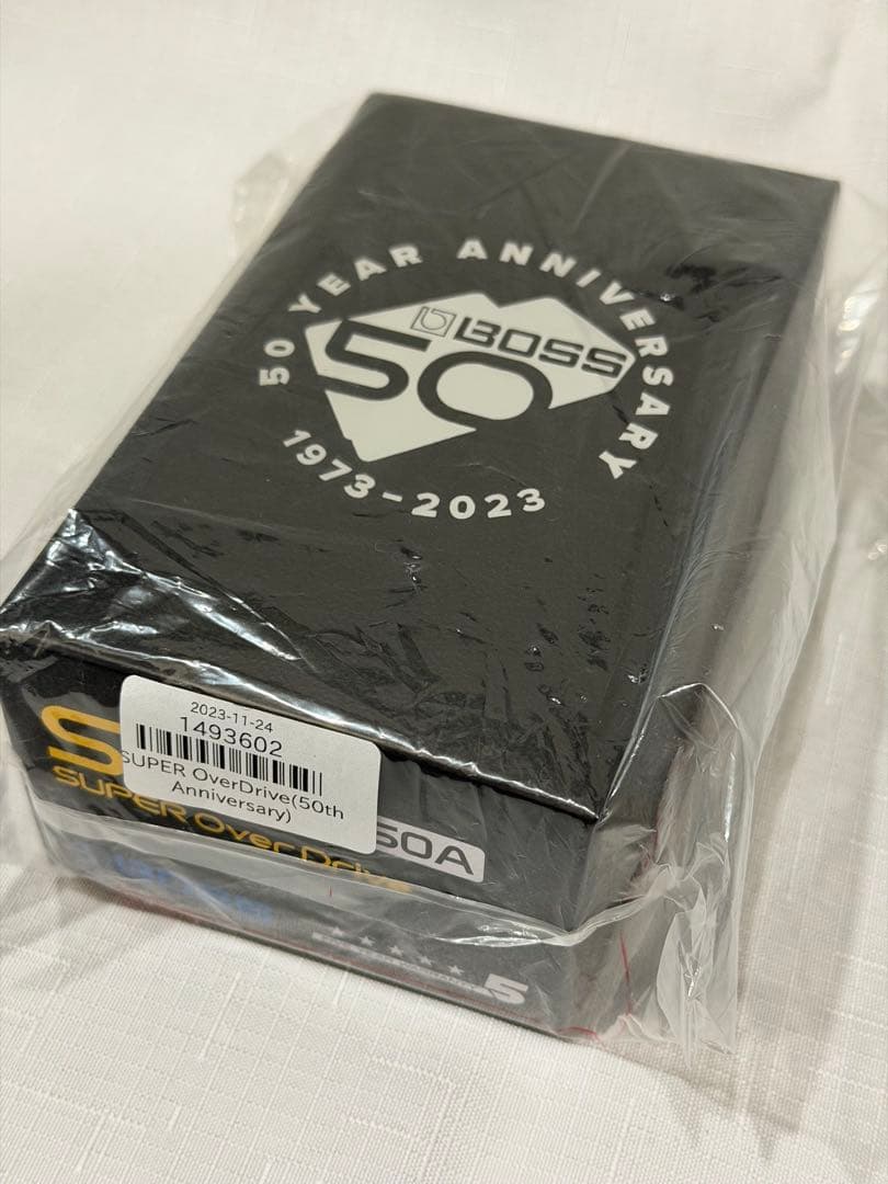 【BOSS 50周年記念ペダル】 SD-1-B50A BOSS SD-1-B50A Super Overdrive 50th Anniversary Effects Pedal