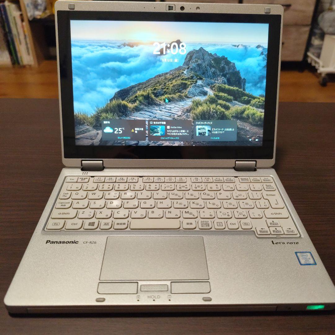 週末値下げ！美品！レッツノートCF-RZ6 SIMフリー】Panasonic CF-RZ6 中古 レッツノート 選べるカラー Office