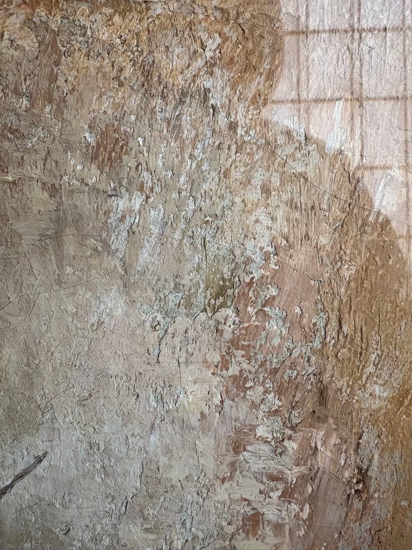 絵画 ロバにのる人 金田辰弘