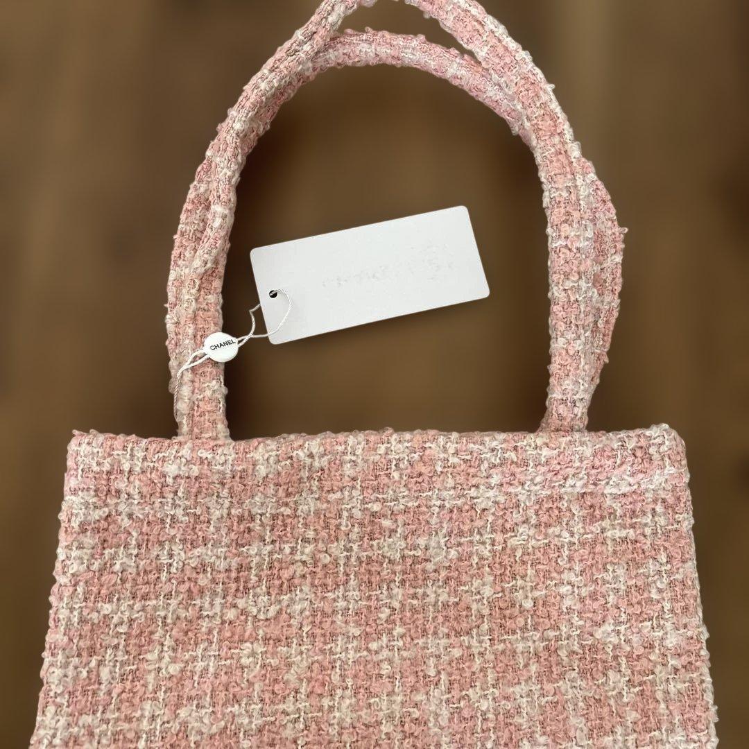 CHANELツイードトートバッグシフォン VIP正規ノベルティ 非売品 - メルカリ