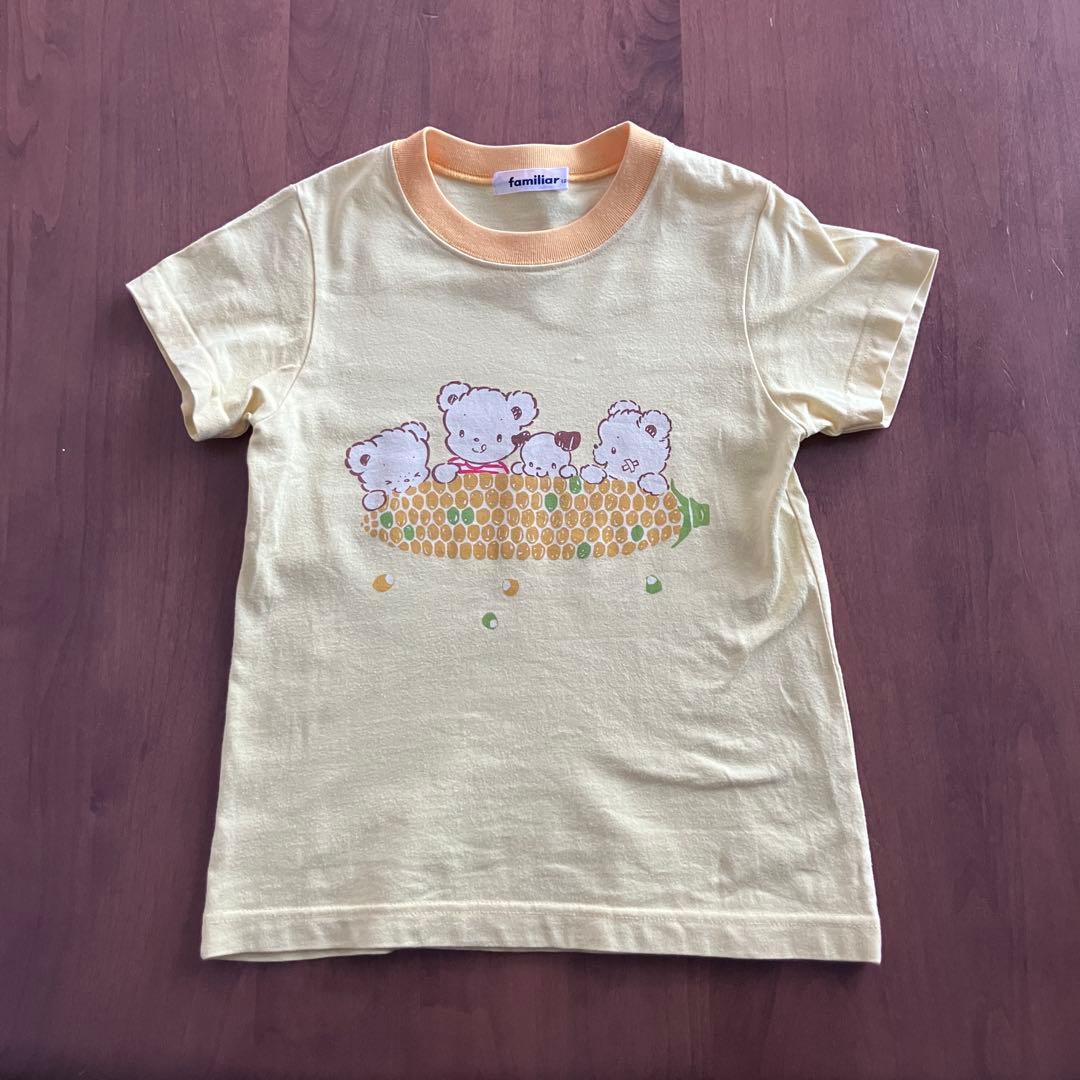 ファミリア 春夏 男の子 半袖Tシャツ ハーフパンツ 120cm 3点セット