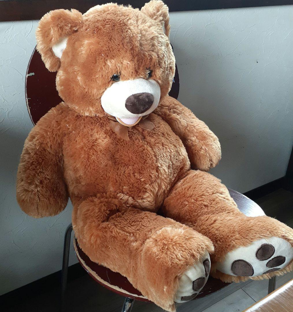 トイザらス おおきなくまちゃん(81cm)座った高さ約40cm 洗濯済