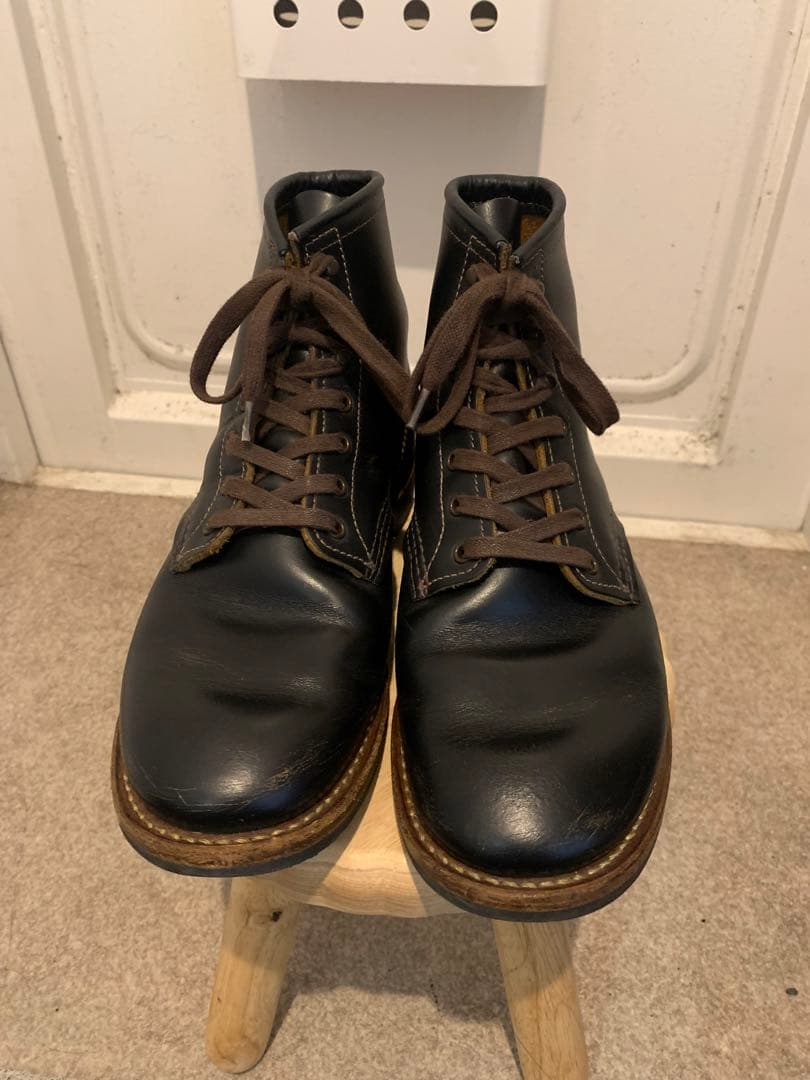 茶芯 レッドウィング ベックマンフラットボックス 7D REDWING】フラットボックスの3年エイジング！茶芯に注目してみた - YouTube