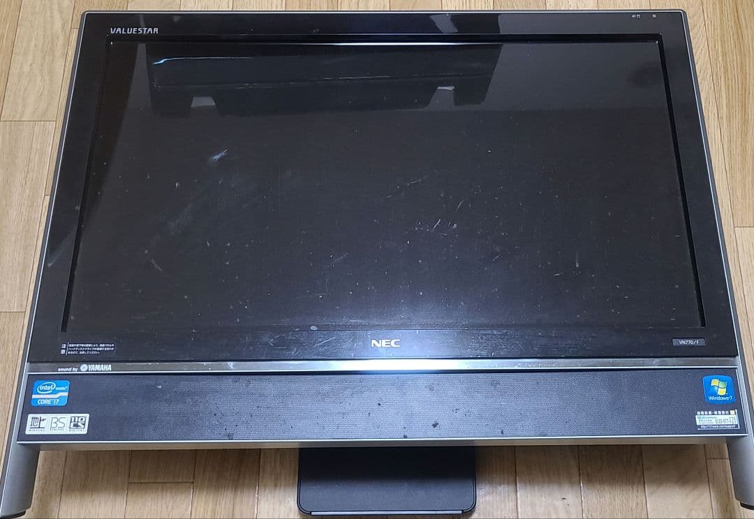 NEC一体型パソコン VALUESTARPC-VN770FS6B NEC、“Smart”をコンセプトにした液晶一体型「VALUESTAR N」