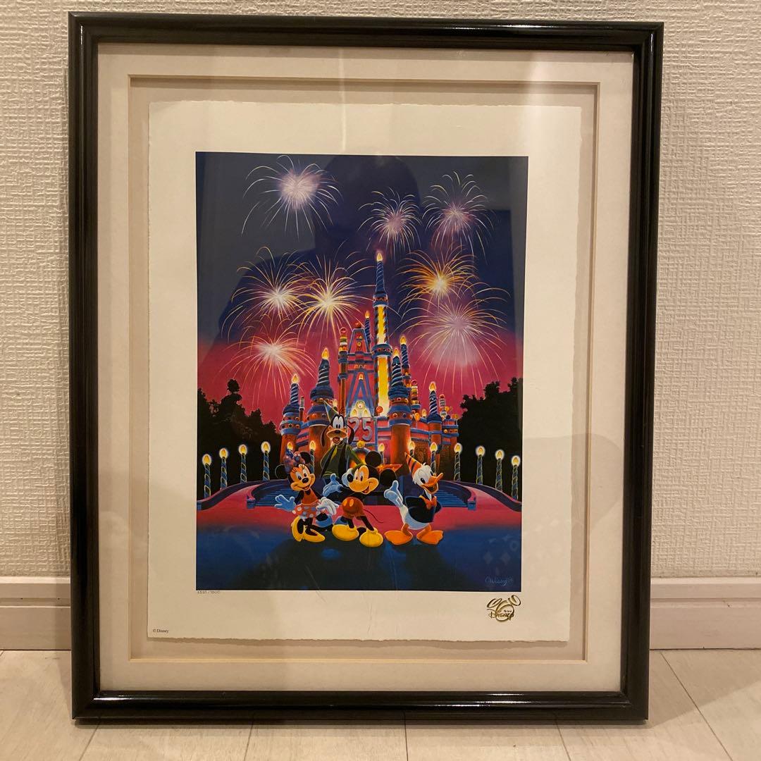 ディズニーワールド25周年7500枚限定シルクスクリーン ディズニーワールド25周年7500枚限定シルクスクリーン ディズニー