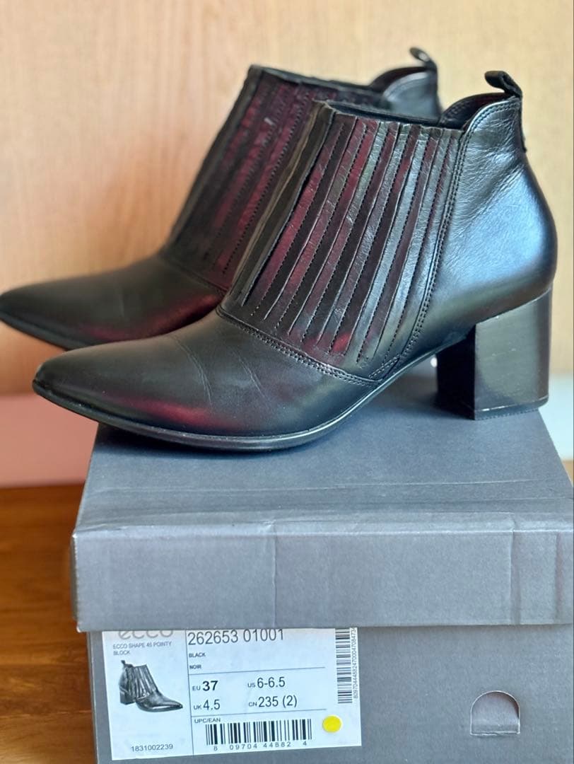 エコー★eccoブーティ　ショートブーツ★黒 ecco（エコー） 爆買 レディース ウインターブーツ ショートブーツ