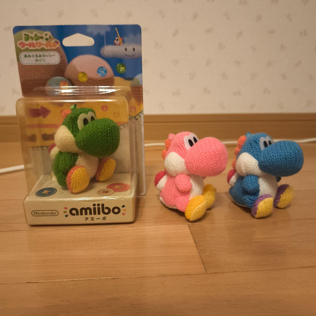 Nintendo amiibo　あみぐるみヨッシー 3体　新品あり、その他美品 ニンテンドウ(NINTENDO)|あみぐるみヨッシー(みどり)|【ハードオフ公式
