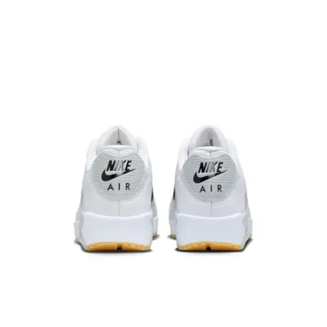 新品 27.5cm ナイキ エアマックス 90 G ゴルフシューズ 白 黒タグ