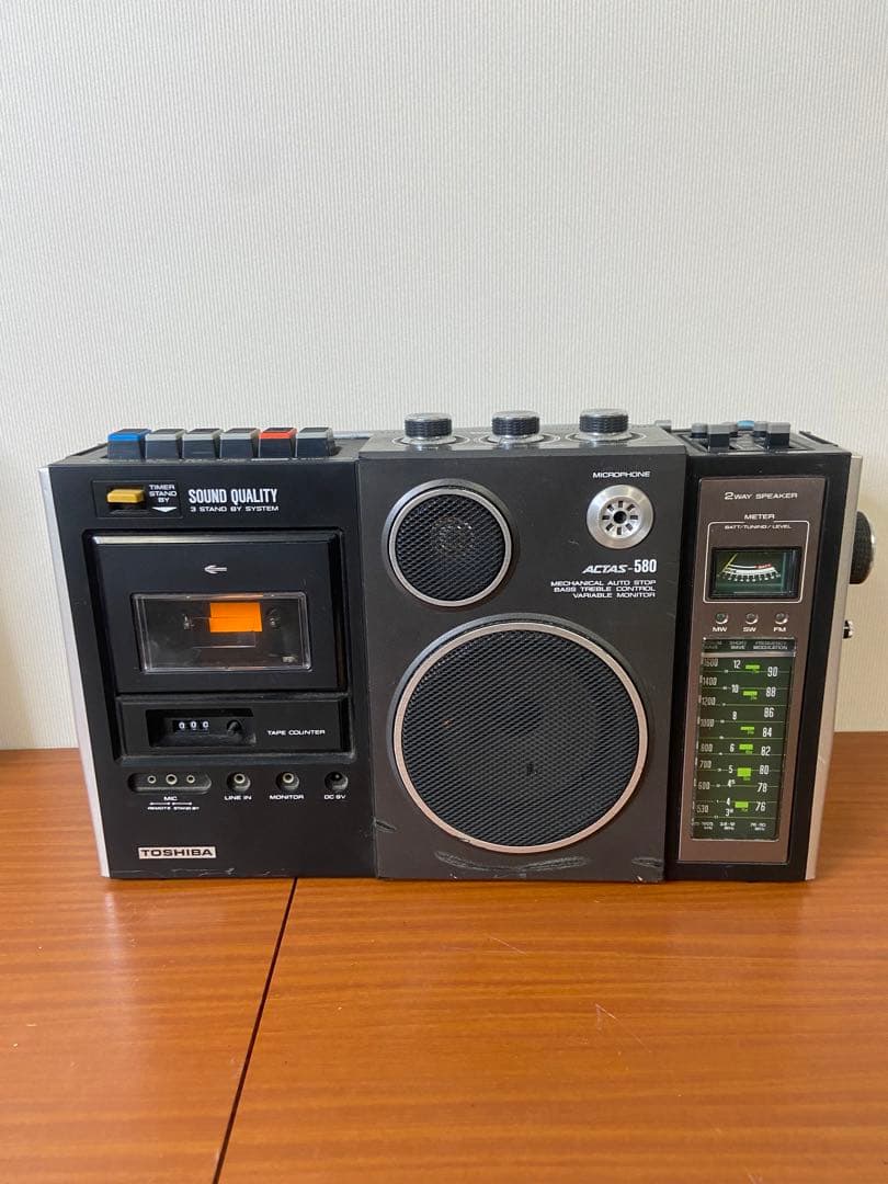 TOSHIBA RT-580F ラジカセ 東芝 ACTAS-580 - メルカリ