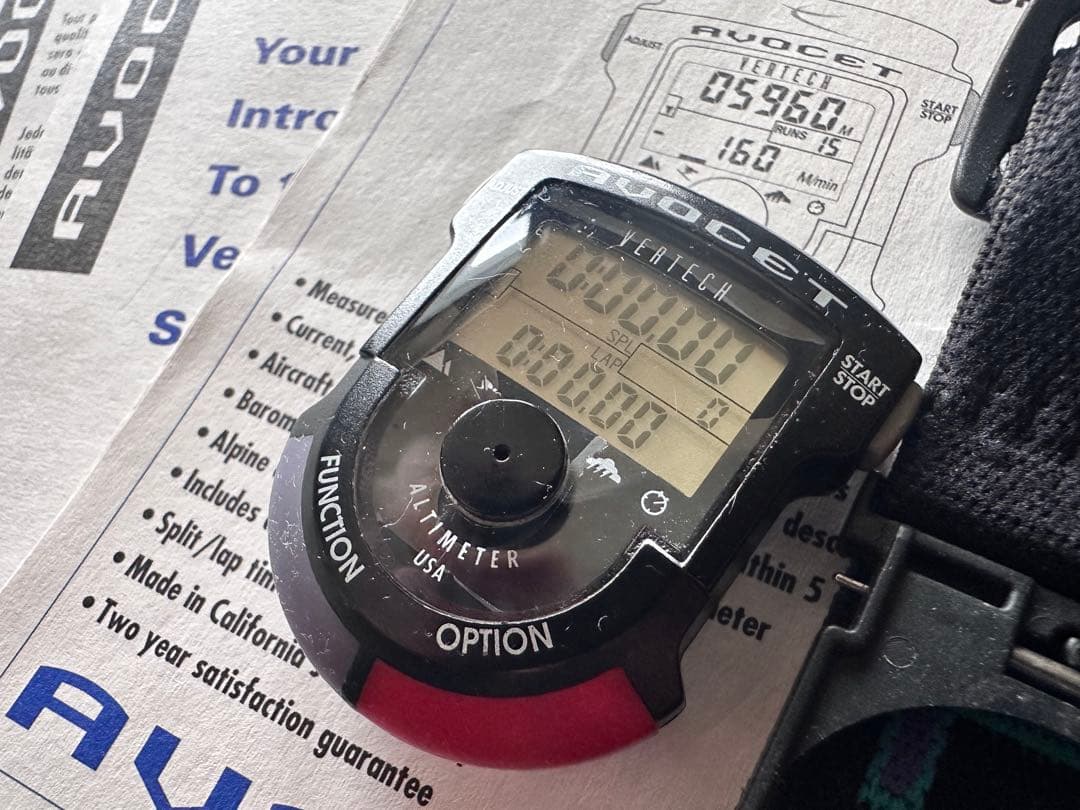 AVOCET VERTECH アボセット デジタル時計 スキー スノボード - メルカリ