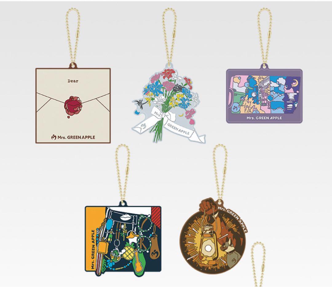 ミセスグリーンアップル 一番くじ E賞 ラバーコレクション 5点セット