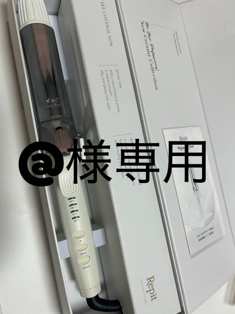 クレイツ Repiレピスクエアバー 40mmヘアーアイロン 韓国 CREATEs（クレイツ） クレイツイオン Repit レピ スクエアバー 40mm