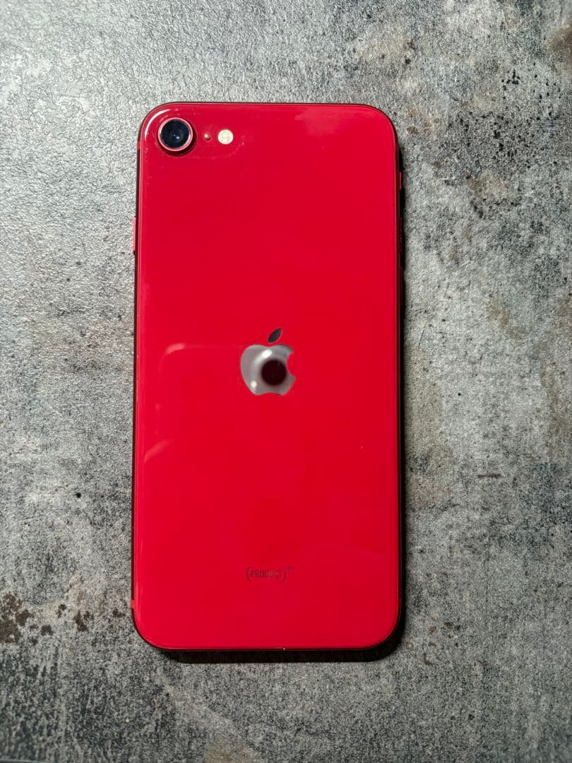 iPhone SE (第2世代) Red 本体 イヤフォン付き iPhone SE（第2世代） SIMフリー iPhoneSE(第2世代) 64GB プロダクト