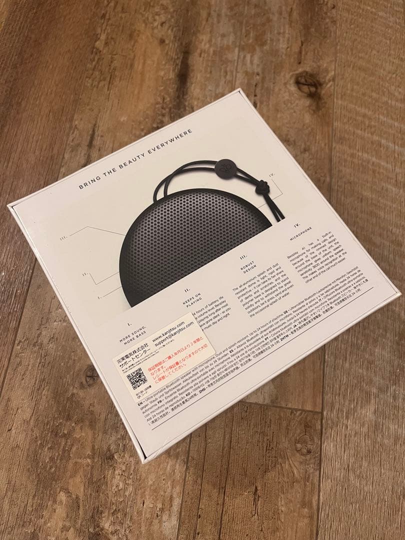 新品未開封 B&O ワイヤレススピーカー ベオプレイ BeoPlay A1 黒