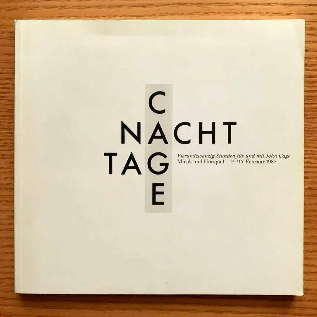 【署名入／Signed】CAGE NACHT TAG（1987年）冊子 署名入／Signed】CAGE NACHT TAG（1987年）冊子