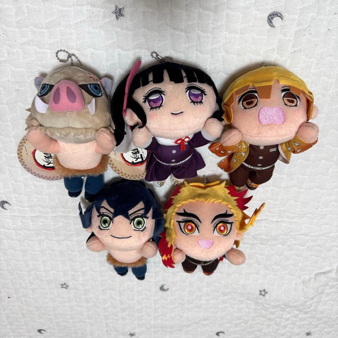 鬼滅の刃 ぬいぐるみ 寝そべり マスコット 伊之助 カナヲ 善逸 煉獄杏