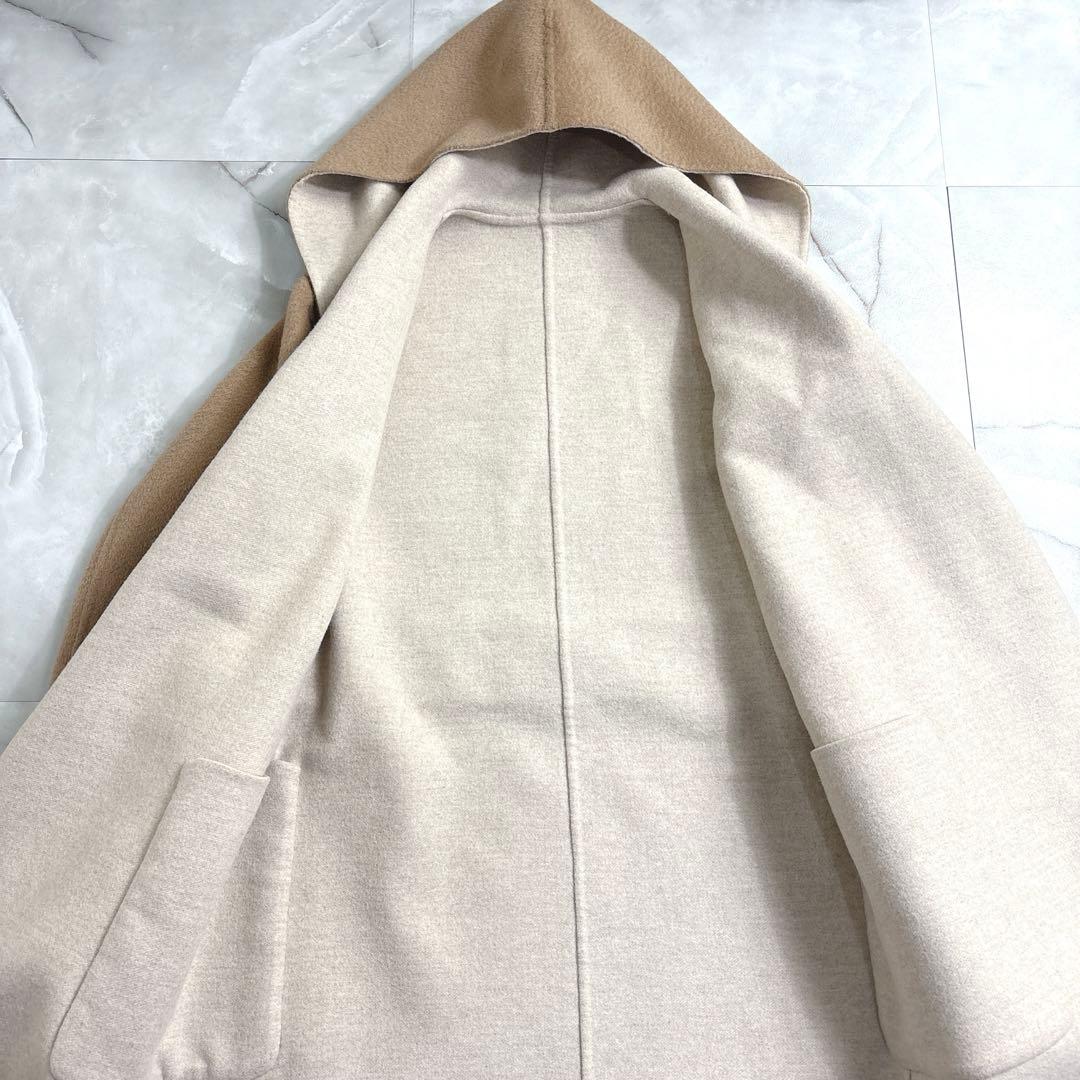 美品 マックスマーラ クチートアマーノ リバーシブル コート サイズ36