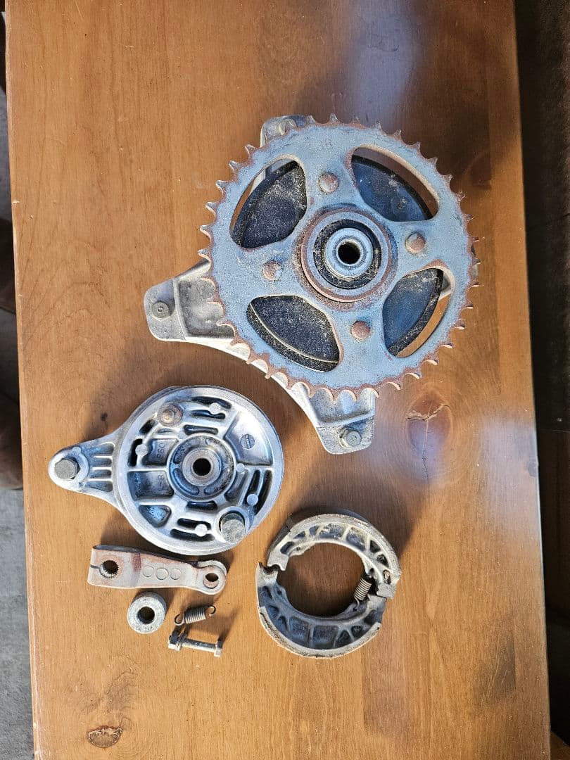 HONDA ダックス　リア　ハブ ダックス純正タイプリアハブAssy : ミニモト公式 Yahoo!ショッピング店