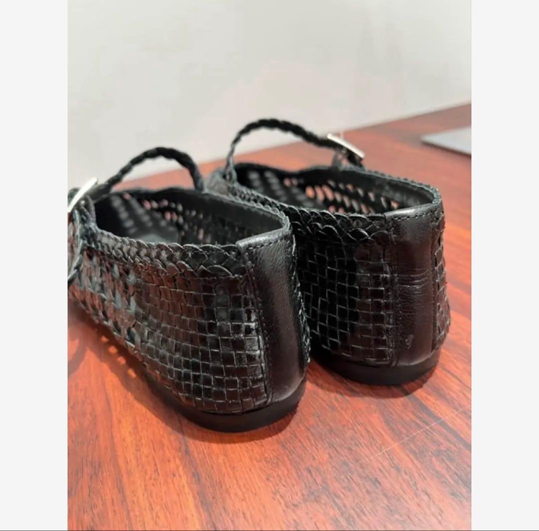 MIISTA レザーフラットシューズ