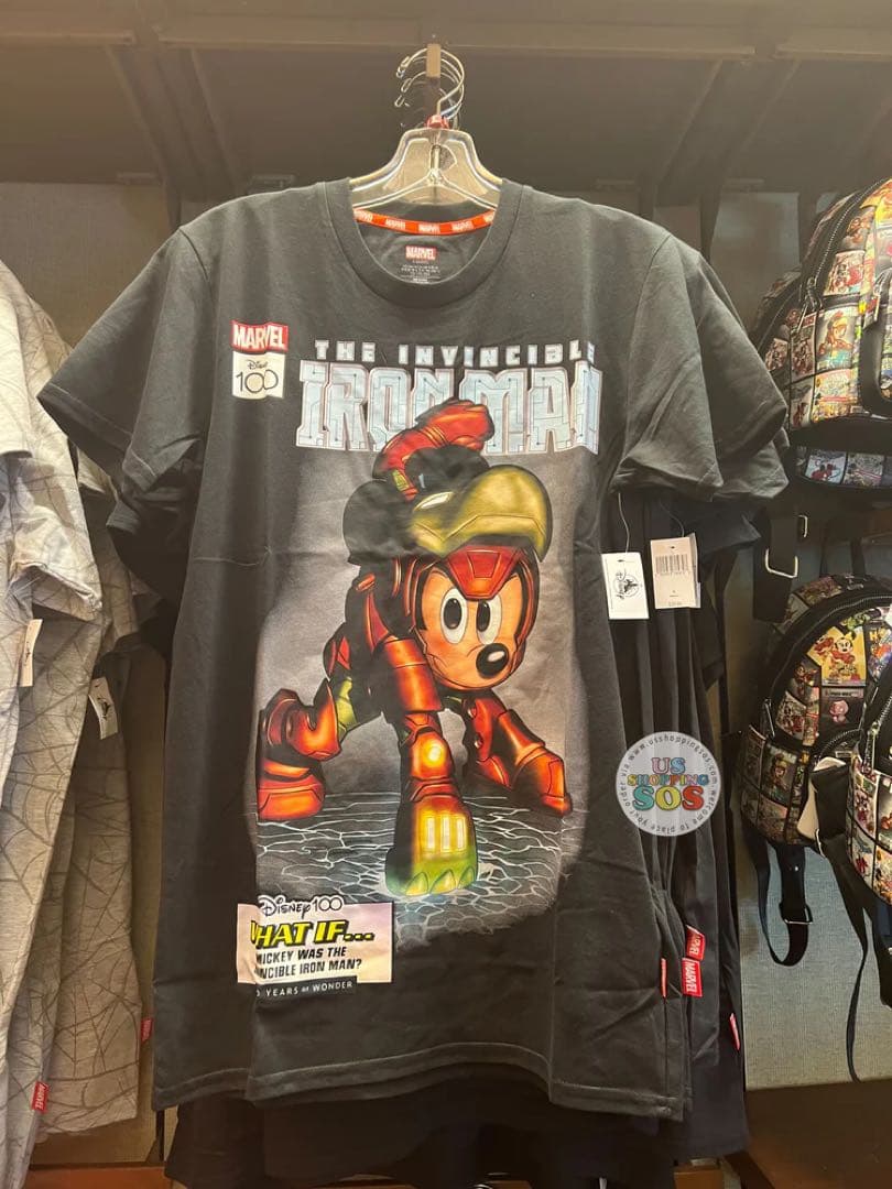 新品】ミッキー×アイアンマン Tシャツ ディズニー MARVEL
