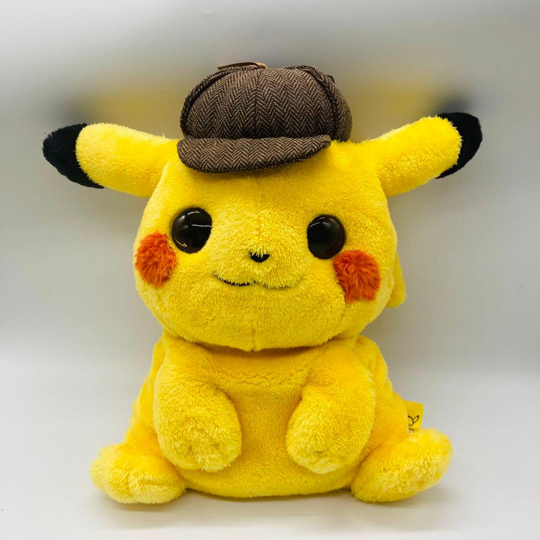 レア ポケモン 名探偵ピカチュウ もちふわクッション ぬいぐるみ