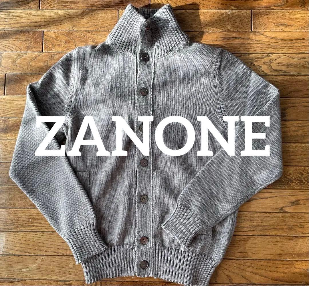 【美品】ZANONE CHIOTO グレージュ-48- ボタン付ニット 楽天市場】ZANONE【ザノーネ】スタンドカラーニット CHIOTO / KYOTO