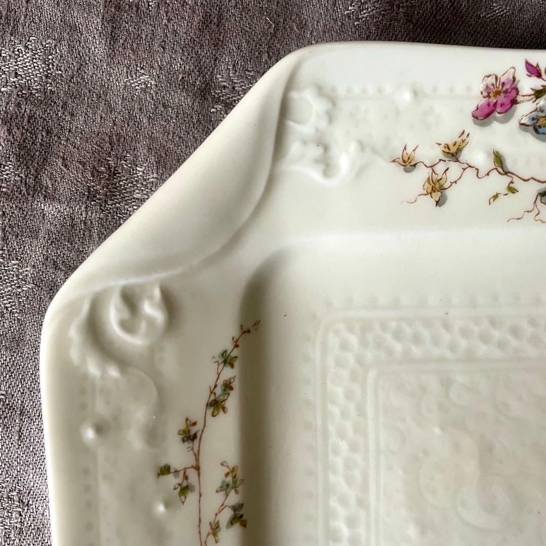 D*＊様 【希少レア美品】マジョレルナンシー×リュネヴィル隅切り角皿