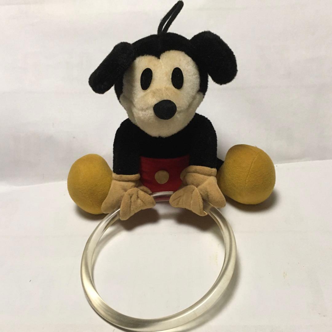 ミッキーマウス 東京ディズニーランド タオルハンガー ぬいぐるみ 昭和