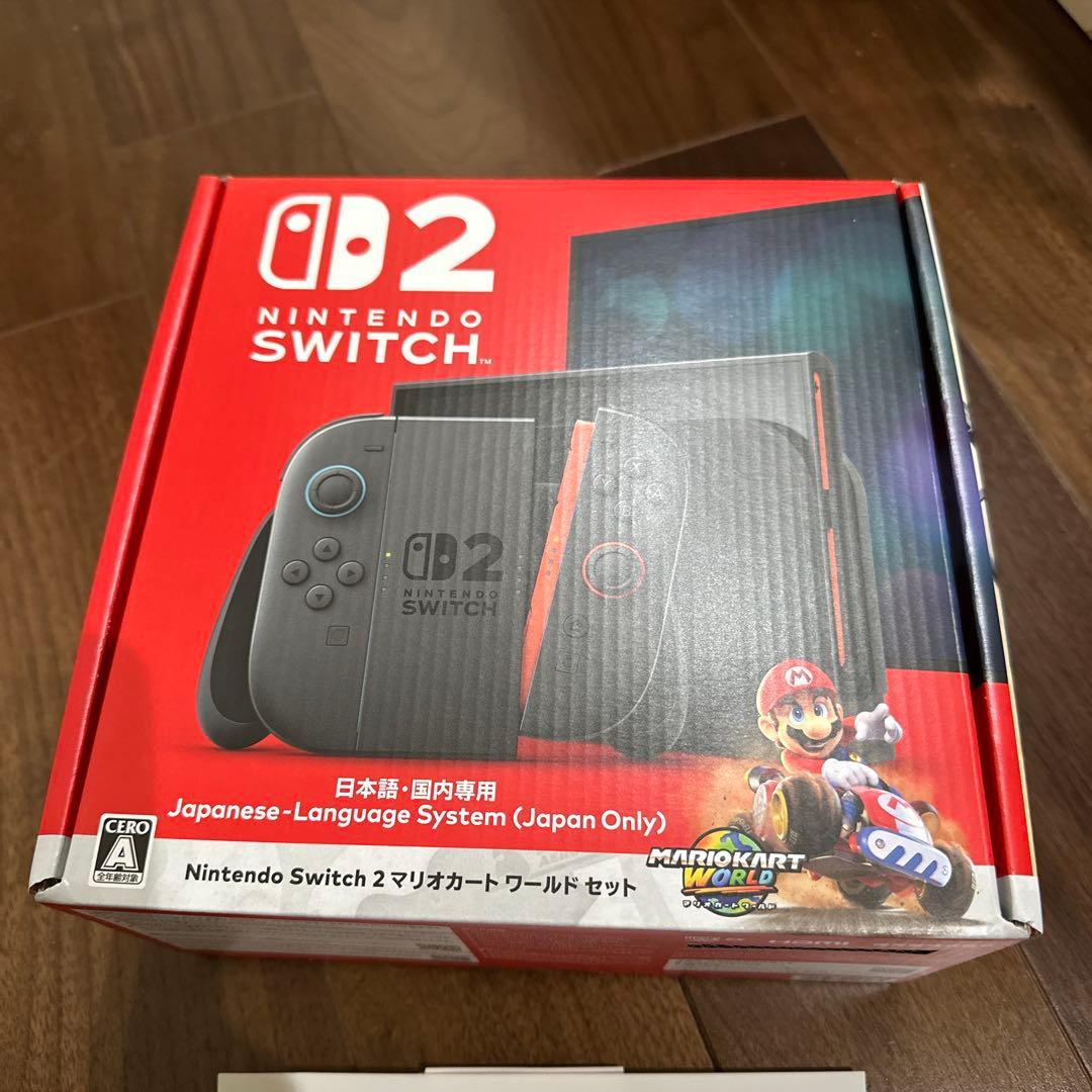 Nintendo Switch 2 本体　マリオカード同梱版　即日発送 Nintendo Switch 新品 (Nintendo 2 マリオカート ワールドセット) 日本