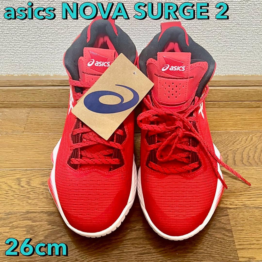 タグ付き 新品未使用 asics NOVA SURGE 2 26cm ASICS（アシックス） メンズ バスケットボールシューズ NOVA SURGE 2