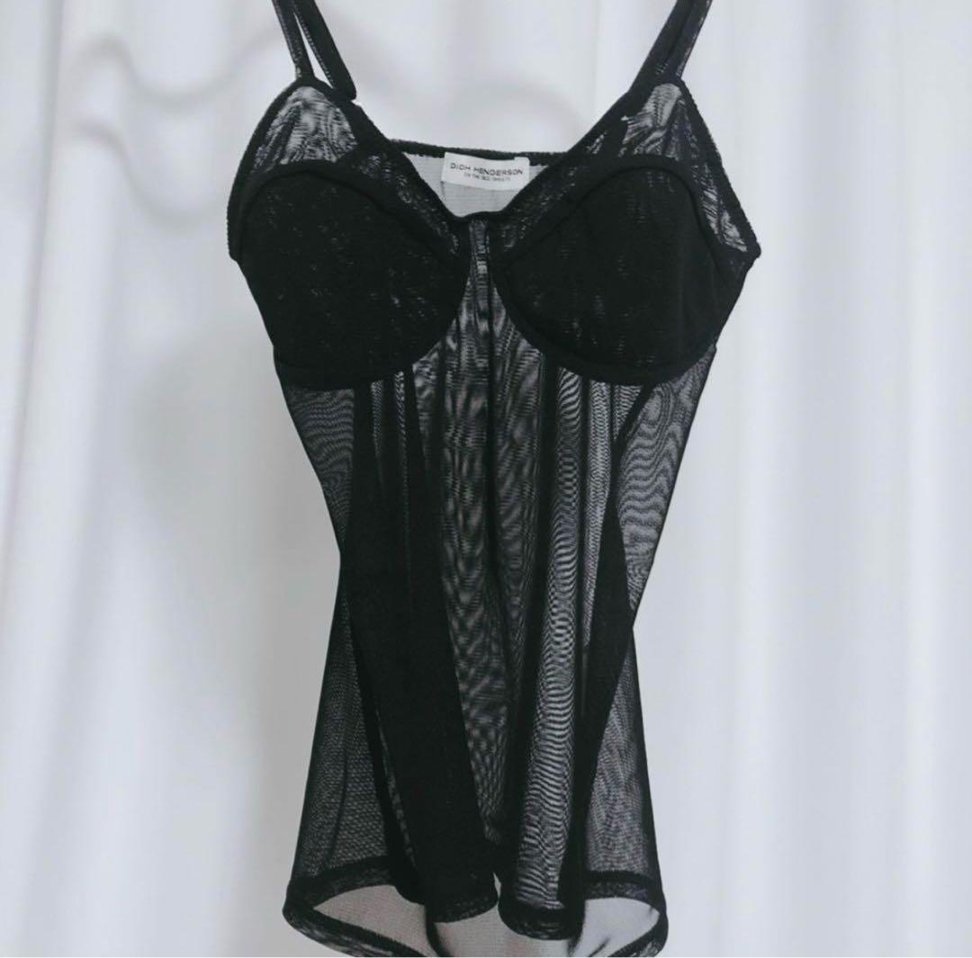dich henderson Lingerie top ブラック