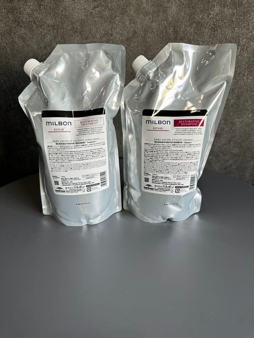 グローバルミルボン リストラティブ シャンプー トリートメント1000gセット セット品】ミルボン リストラティブ シャンプー & トリートメント
