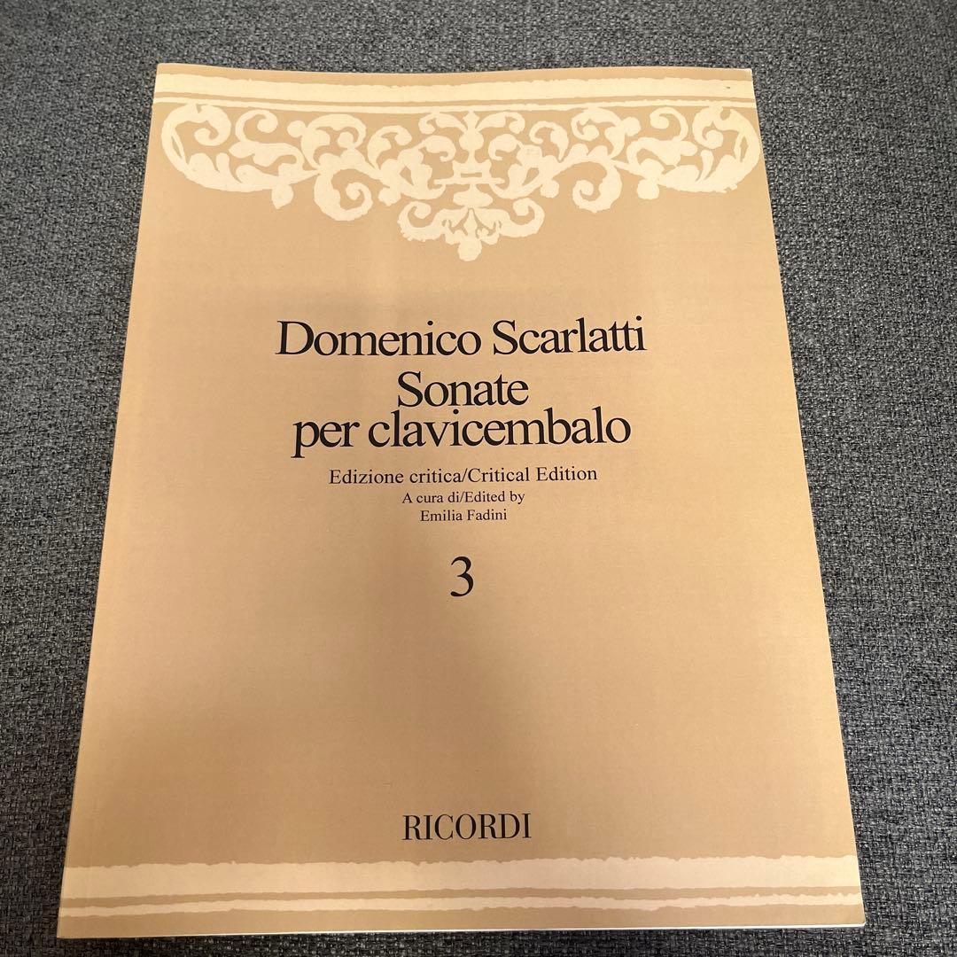 Scarlatti Sonate per clavicembalo 3巻 Scarlatti Sonate per clavicembalo 3巻 Sonate For Clavicembalo Vol