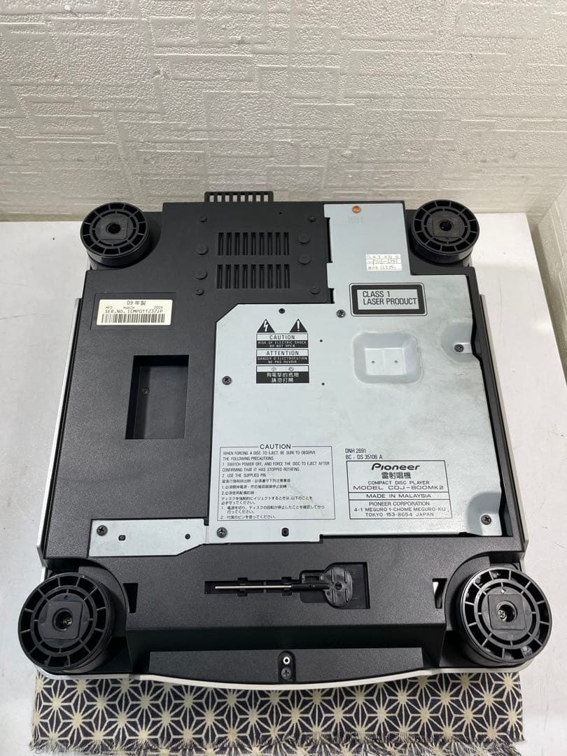 pioneer dj パイオニア CDJ-800mk2 レンズメンテナンス