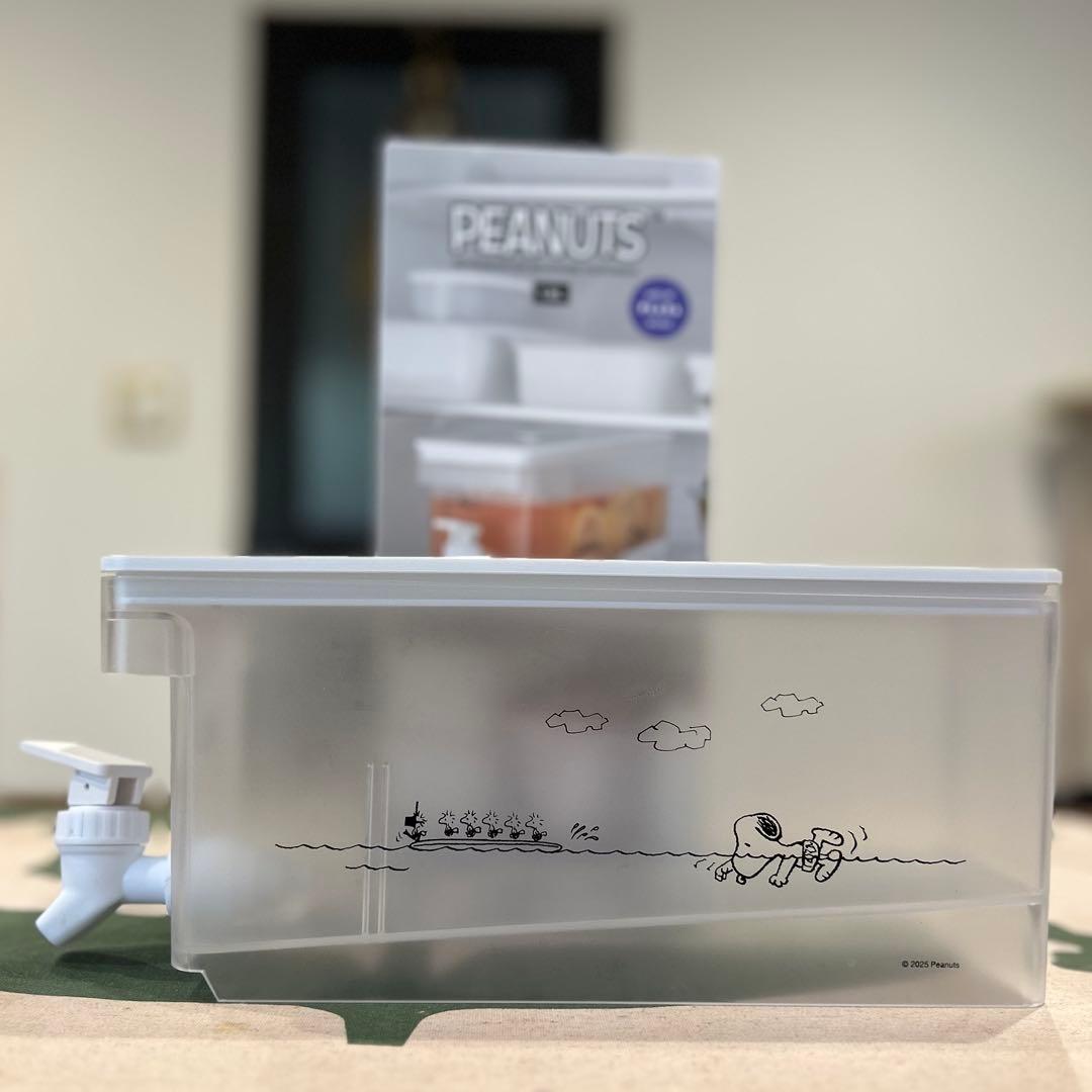 プラザ限定 山崎実業 タワー スヌーピー PEANUTS ドリンクサーバー