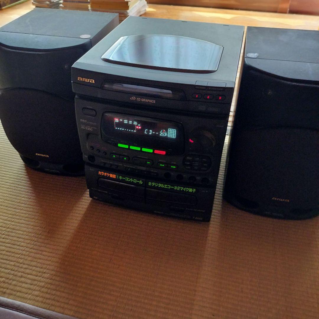 AIWA コンポ CX-N530G(XG-530G) 動作確認（CD不良ジャンク - メルカリ