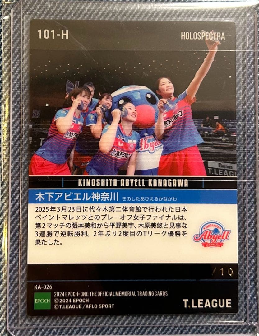 エポックワン【木下アビエル神奈川】2年ぶり2度目のTリーグ優勝（25.3