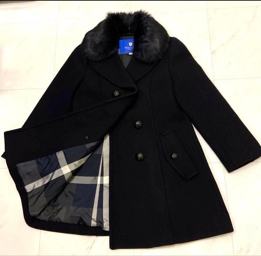 BLUE LABEL ウールコート 中古・古着通販】BURBERRY BLUE LABEL (バーバリーロンドンブルー
